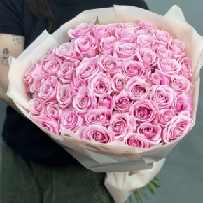 Букет из 55 роз Аваланж (60 см) в Лобне