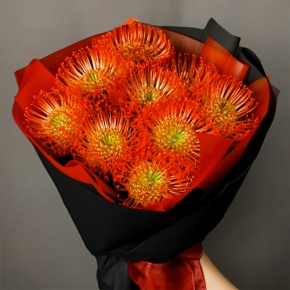 Букет из 9 лейко в Лобне