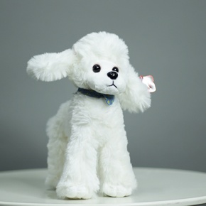 Плюшевый пудель белый (25 см) в Лобне