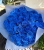 Букет из 51 синей розы Эквадор (60 см) в Лобне