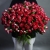 Букет из 51 кустовой рубиновой розы (50 см) в Лобне Букет из 51 кустовой рубиновой розы (50 см) в Лобне