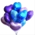 Сердце фиолетовое фольгированный шар с гелием (45 см) в Лобне