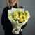 Букет "Мимозка" из нарциссов, диантусов и мимозы в Лобне