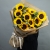 Букет "Месседж" с подсолнухами и эвкалиптом в Лобне