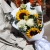 Букет "Солнечный цветочек" из подсолнуха, гиперикума, хризантем и орнитагалума в Лобне