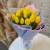 Букет из 15 жёлтых тюльпанов в Лобне